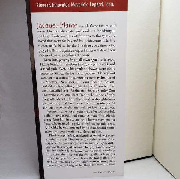 JACQUES PLANTE The Man Who Changed The Face of Hickey - Todd Denault - Picture 5 of 6